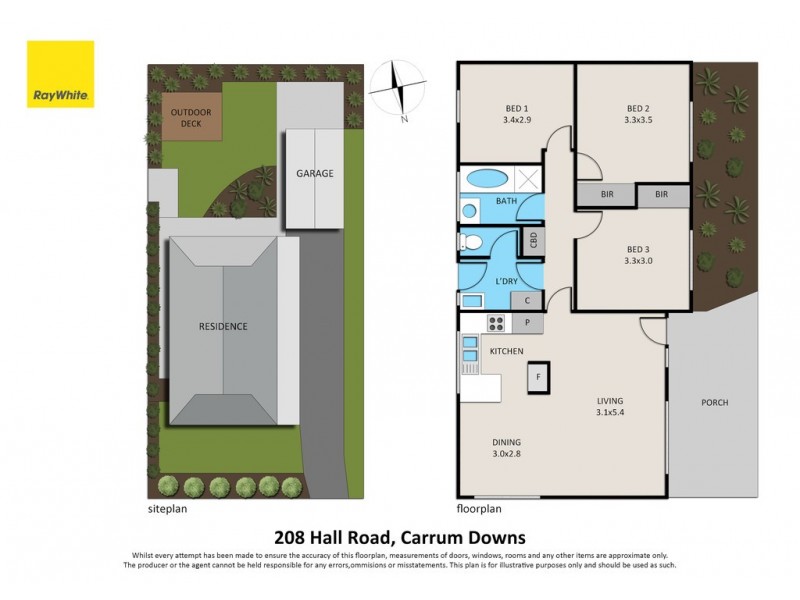 208 Hall Road, Carrum Downs VIC 3201 Floorplan