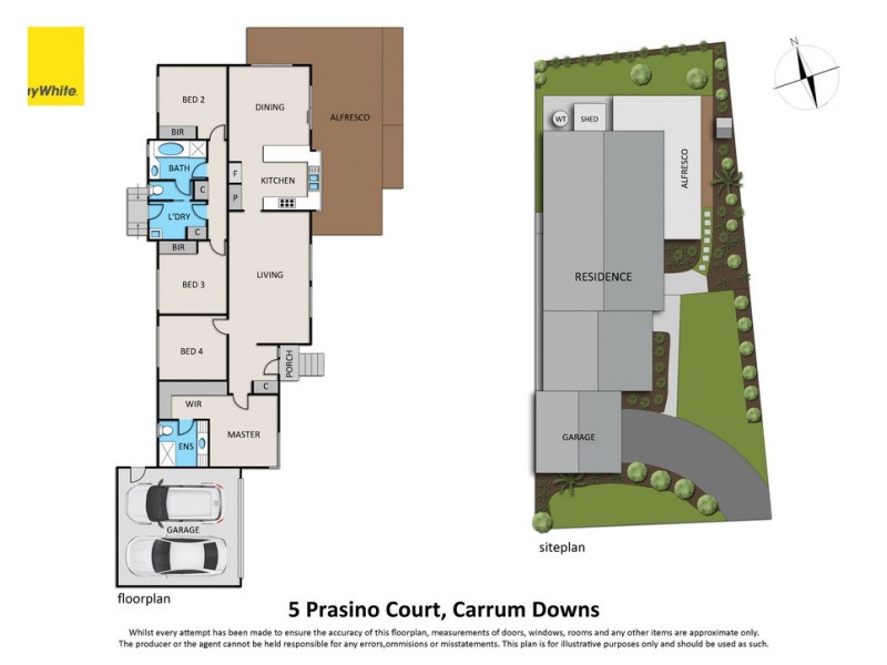 5 Prasino Court, Carrum Downs VIC 3201 Floorplan