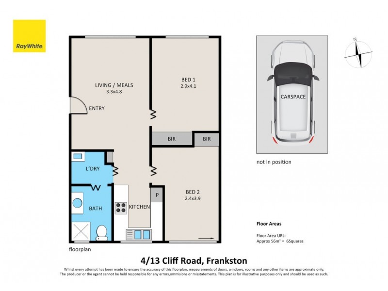4/13 Cliff Road, Frankston VIC 3199 Floorplan