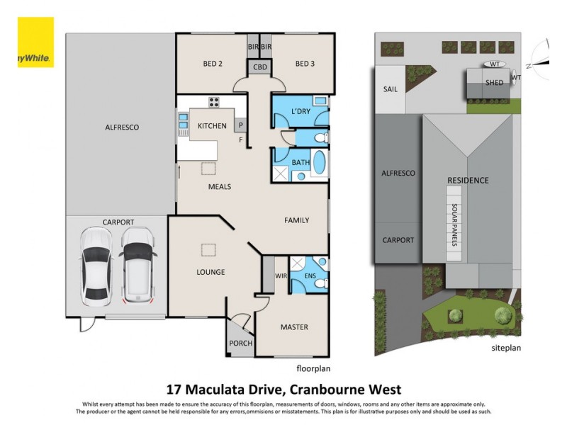 17 Maculata Drive, Cranbourne West VIC 3977 Floorplan