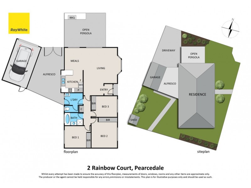 2 Rainbow Court, Pearcedale VIC 3912 Floorplan