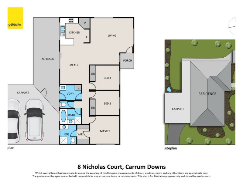 8 Nicholas Court, Carrum Downs VIC 3201 Floorplan