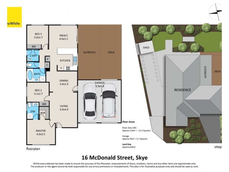 16 McDonald Street, Skye VIC 3977 Floorplan