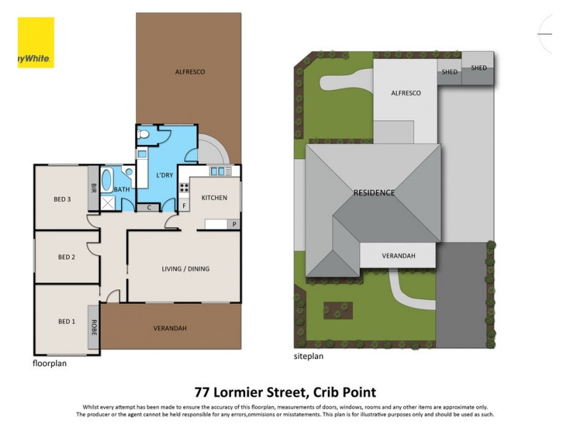 77 Lorimer Street, Crib Point VIC 3919 Floorplan