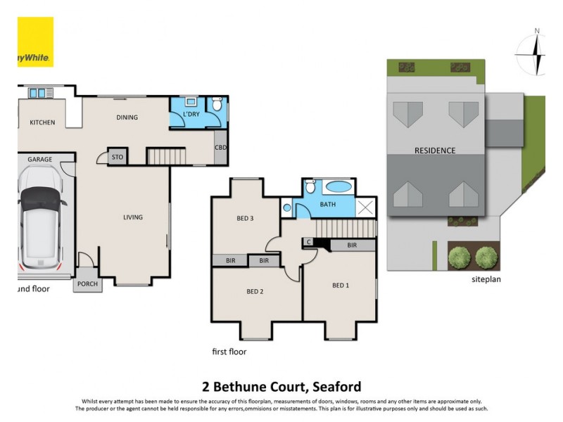 2 Bethune Court, Seaford VIC 3198 Floorplan