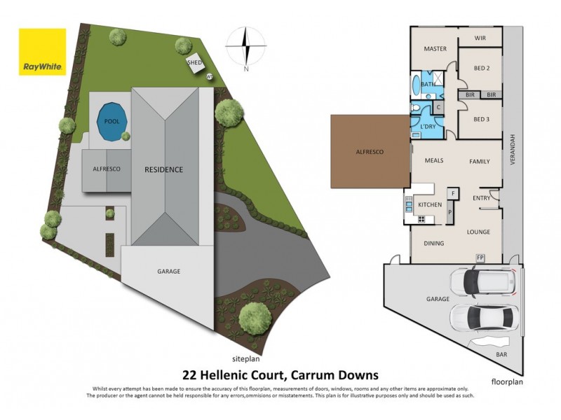 22 Hellenic Court, Carrum Downs VIC 3201 Floorplan