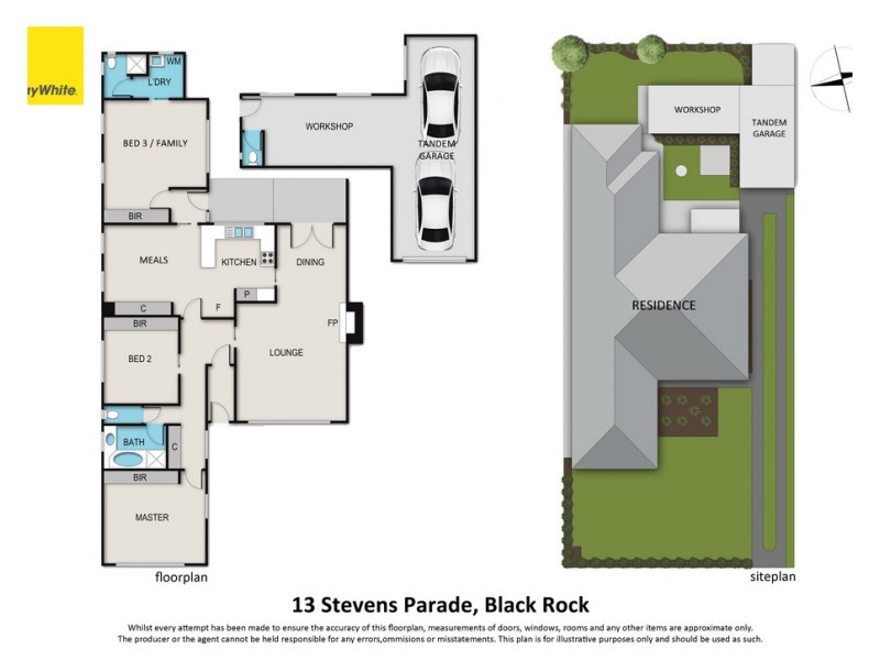 13 Stevens Parade, Black Rock VIC 3193 Floorplan