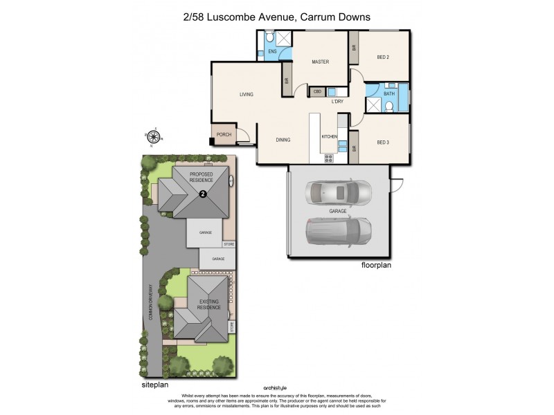 2/58 Luscombe Avenue, Carrum Downs VIC 3201 Floorplan