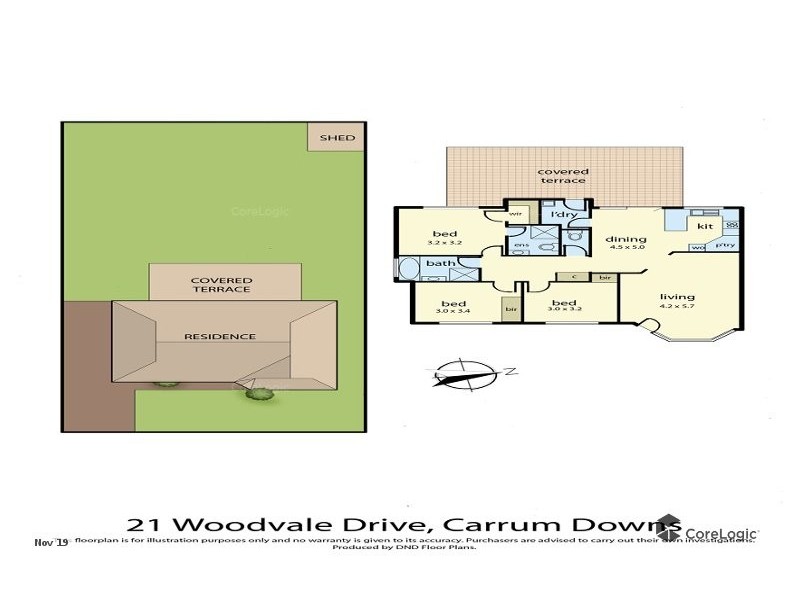 21 Woodvale Drive, Carrum Downs VIC 3201 Floorplan