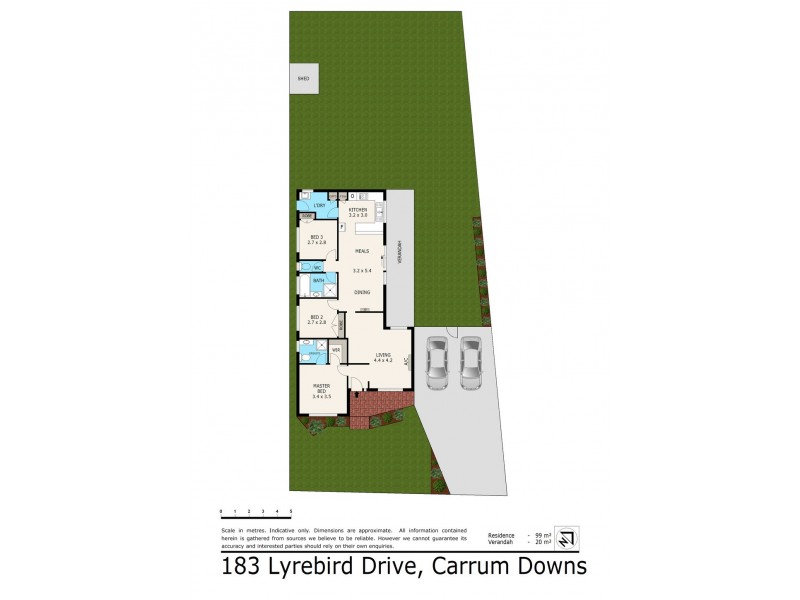183 Lyrebird Drive, Carrum Downs VIC 3201 Floorplan