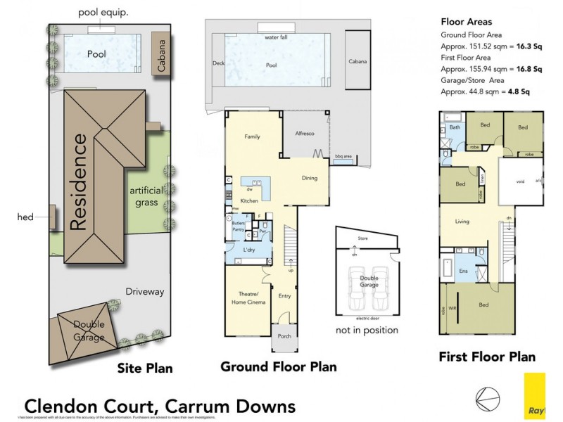18 Clendon Court, Carrum Downs VIC 3201 Floorplan