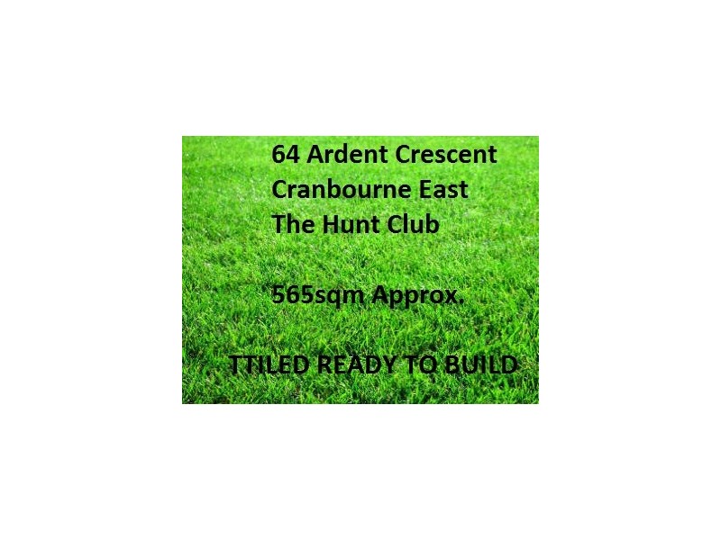 64 Ardent Crescent, Cranbourne East VIC 3977