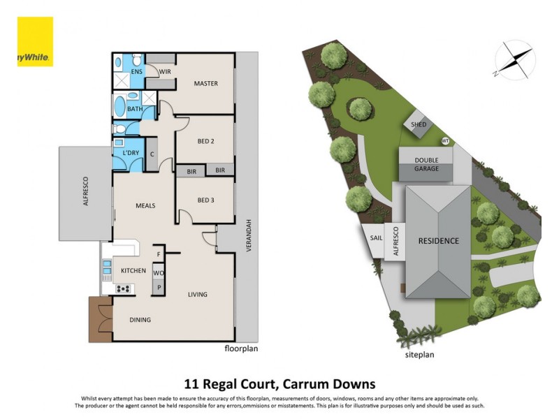 11 Regal Court, Carrum Downs VIC 3201 Floorplan