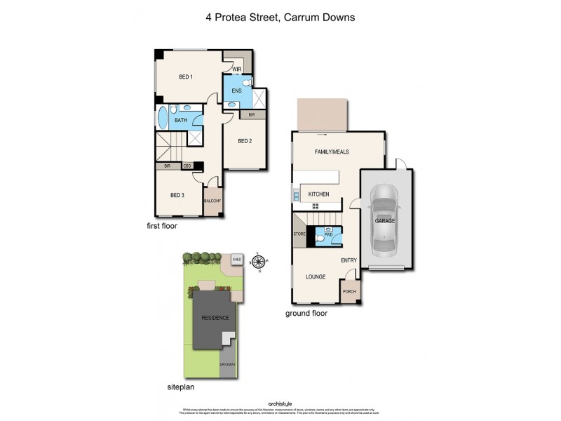4 Protea Street, Carrum Downs VIC 3201 Floorplan
