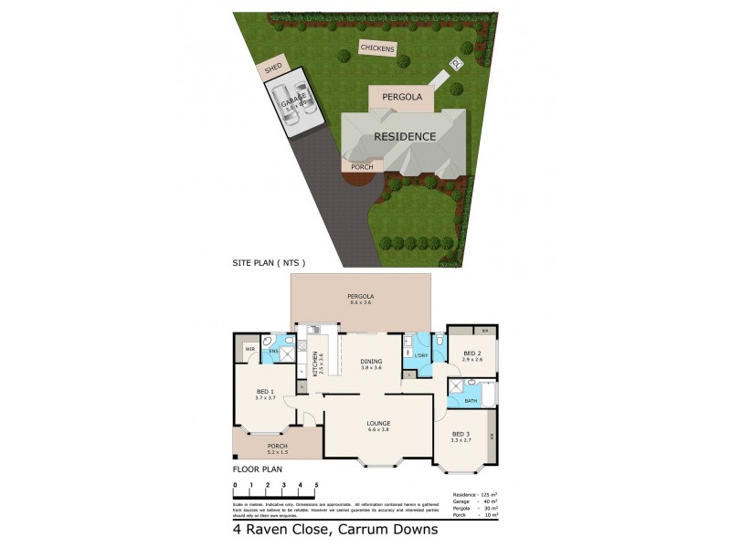 4 Raven Close, Carrum Downs VIC 3201 Floorplan