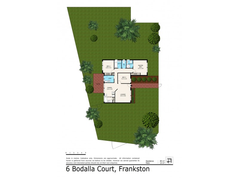 6 Bodalla Court, Frankston VIC 3199 Floorplan
