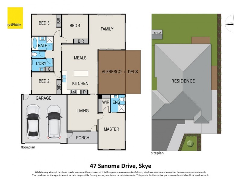 47 Sanoma Drive, Skye VIC 3977 Floorplan