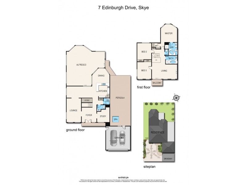 7 Edinburgh Drive, Skye VIC 3977 Floorplan