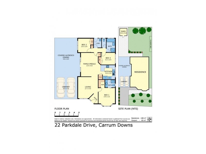22 Parkdale Drive, Carrum Downs VIC 3201 Floorplan
