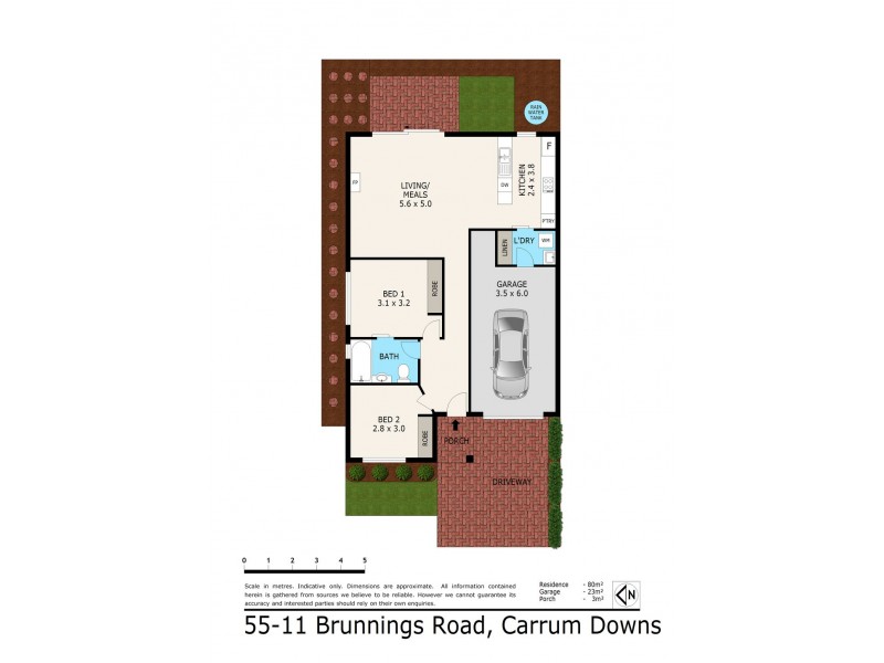 55/11 Brunnings Road, Carrum Downs VIC 3201 Floorplan