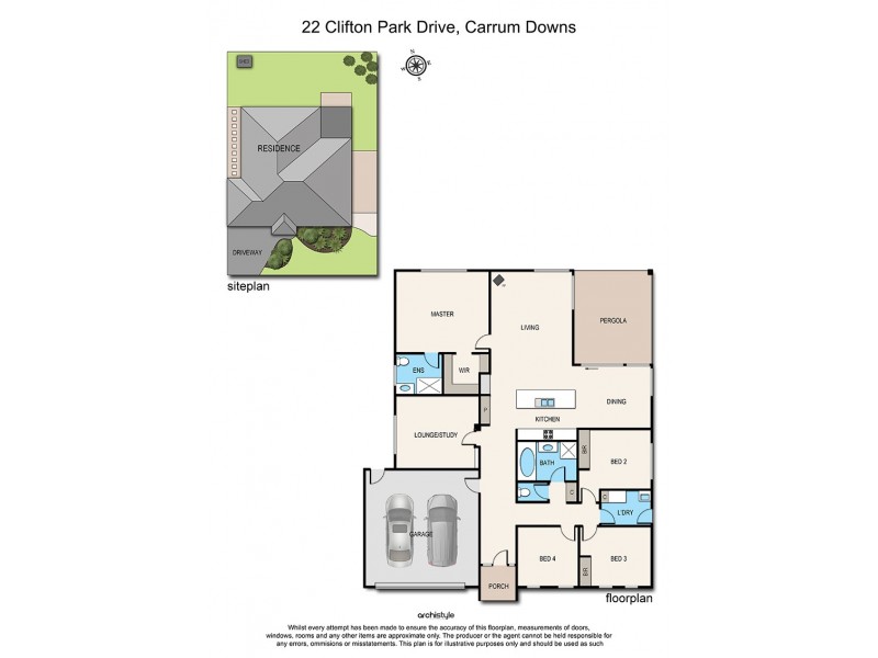 22 Clifton Park Drive, Carrum Downs VIC 3201 Floorplan