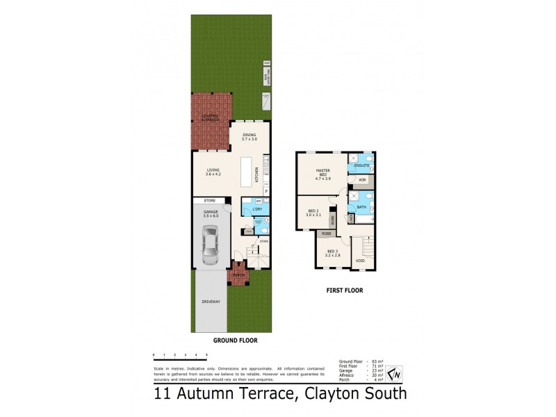 11 Autumn Terrace, Clayton South VIC 3169 Floorplan