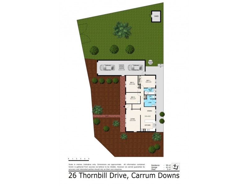 26 Thornbill Drive, Carrum Downs VIC 3201 Floorplan