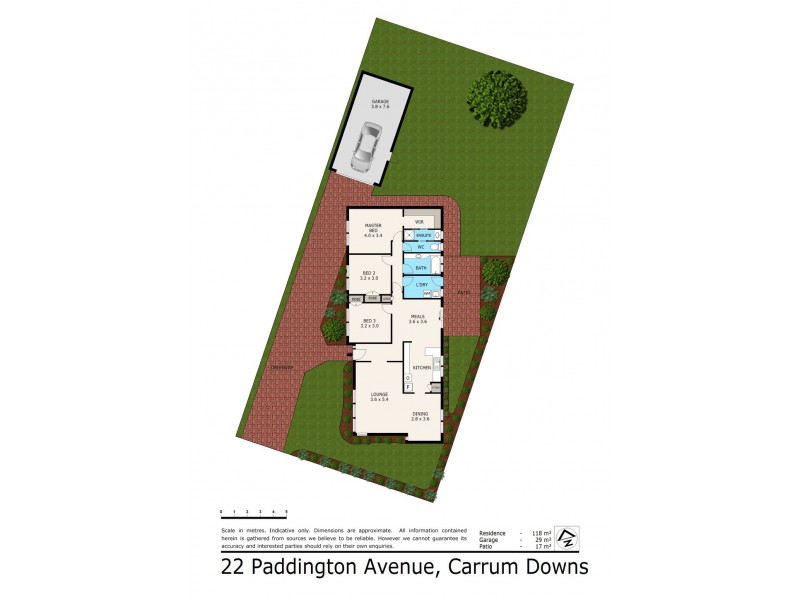22 Paddington Avenue, Carrum Downs VIC 3201 Floorplan