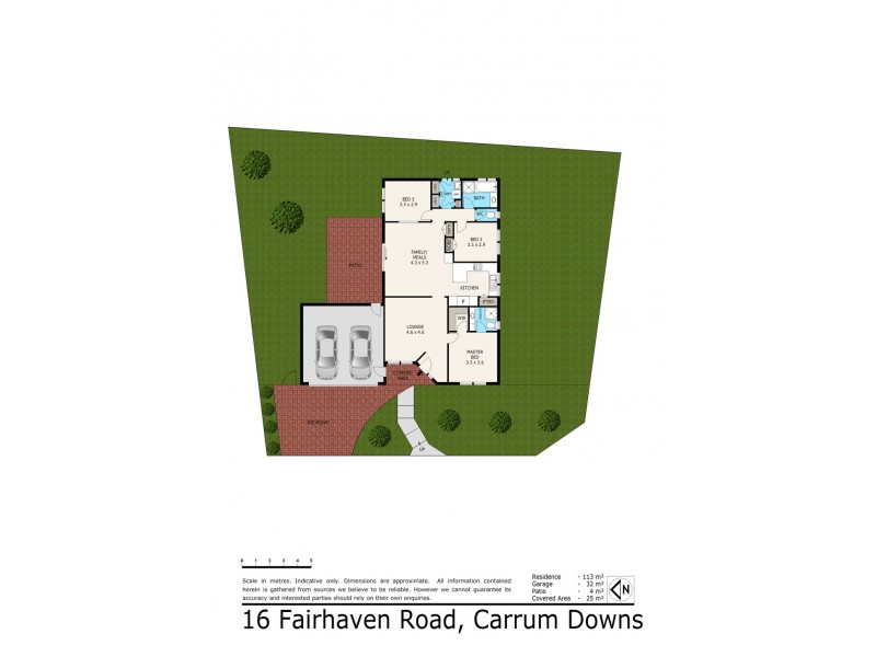 16 Fairhaven Road, Carrum Downs VIC 3201 Floorplan