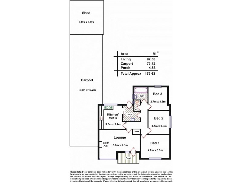 19 Willochra Street, Largs North SA 5016 Floorplan