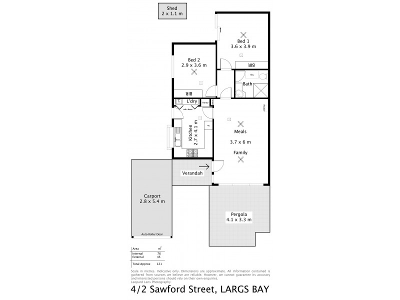 4/2 Sawford Street, Largs Bay SA 5016 Floorplan
