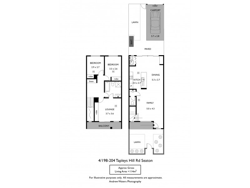 4/198-204 Tapleys Hill Road, Seaton SA 5023 Floorplan