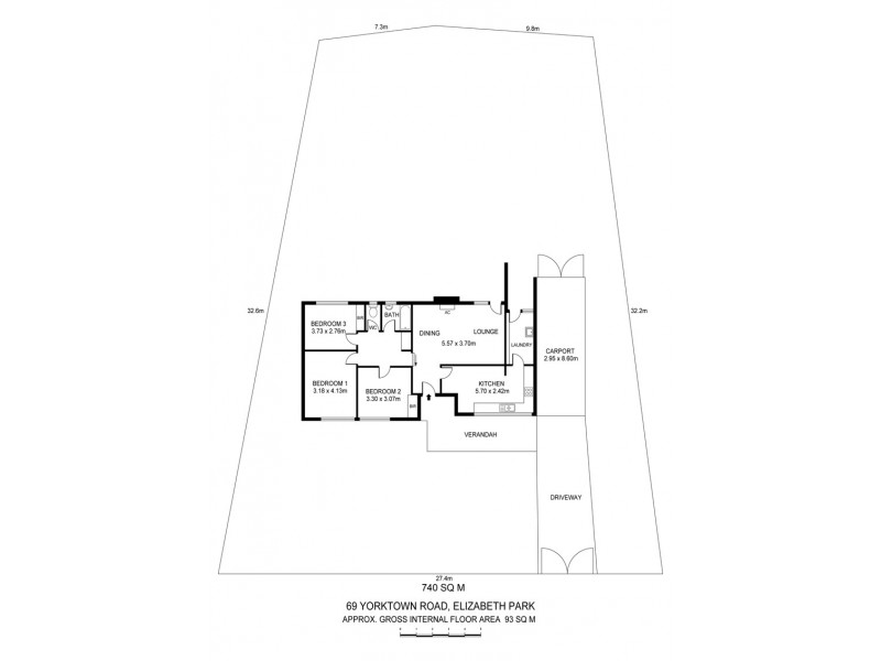 69 Yorktown Road, Elizabeth Park SA 5113 Floorplan