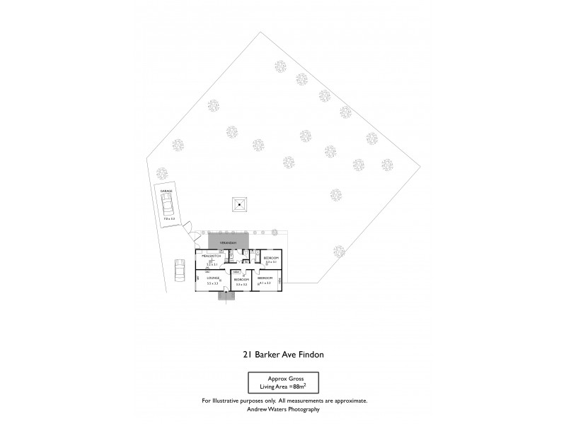 21 Barker Avenue, Findon SA 5023 Floorplan