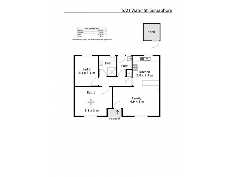 5/21 Water Street, Semaphore SA 5019 Floorplan