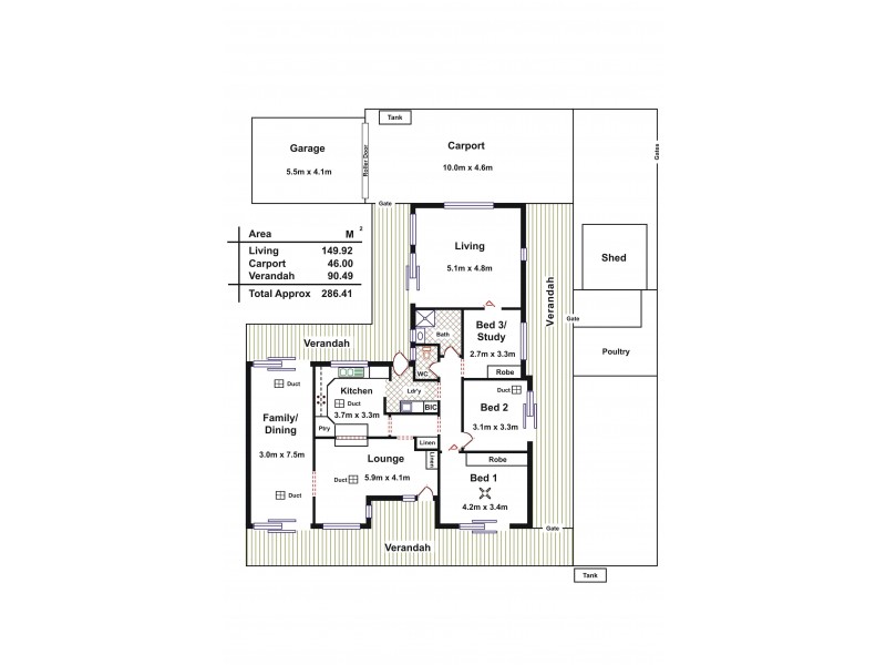 7 Pinner Road, Osborne SA 5017 Floorplan