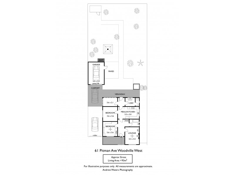 61 Pitman Avenue, Woodville West SA 5011 Floorplan