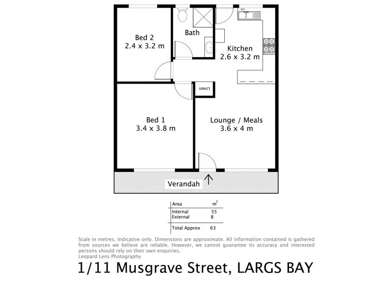 1/11 Musgrave Street, Largs Bay SA 5016 Floorplan