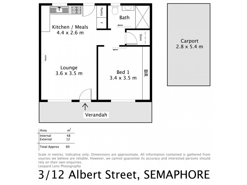 3/12 Albert Street, Semaphore SA 5019 Floorplan