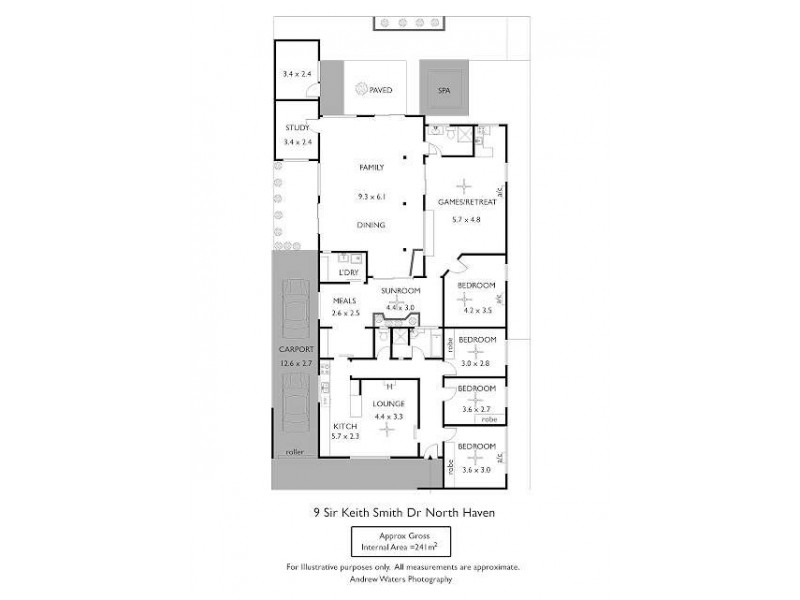 9 Sir Keith Smith Drive, North Haven SA 5018 Floorplan