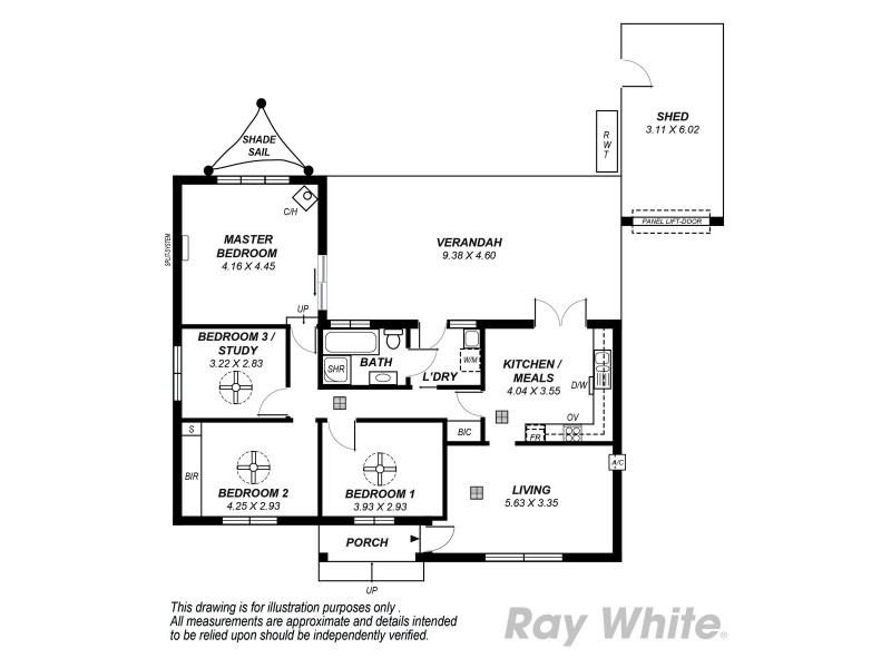 17 Nyora Crescent, Taperoo SA 5017 Floorplan