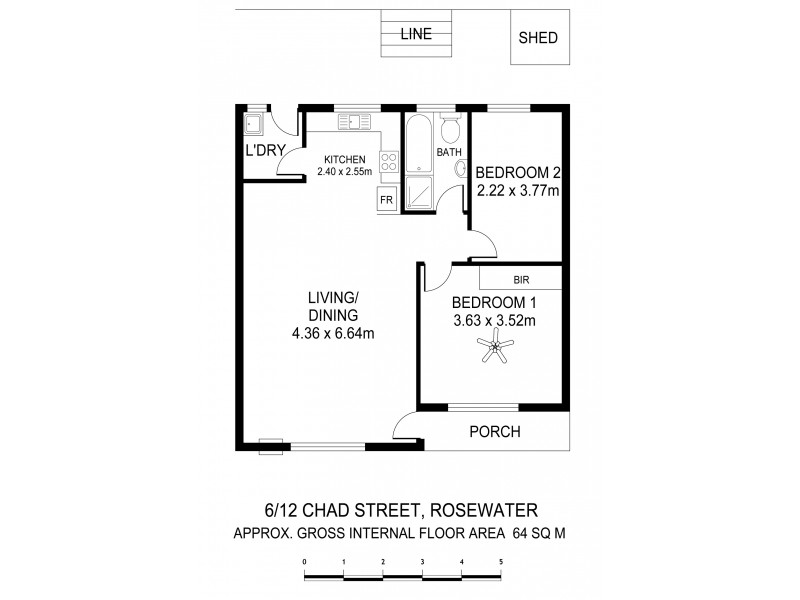 6/12 Chad Street, Rosewater SA 5013 Floorplan