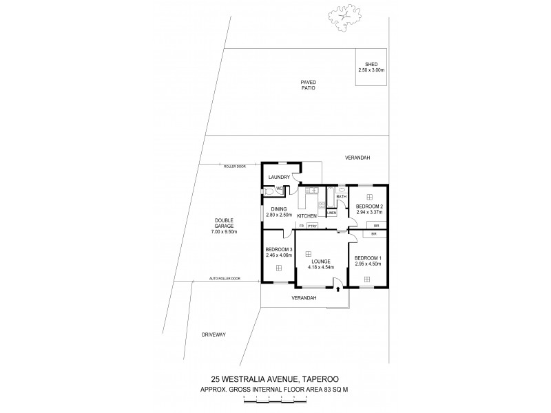 25 Westralia Avenue, Taperoo SA 5017 Floorplan