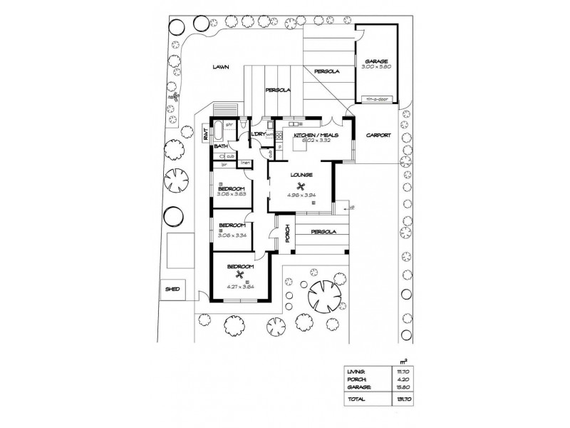 3 Oakley Street, Semaphore Park SA 5019 Floorplan