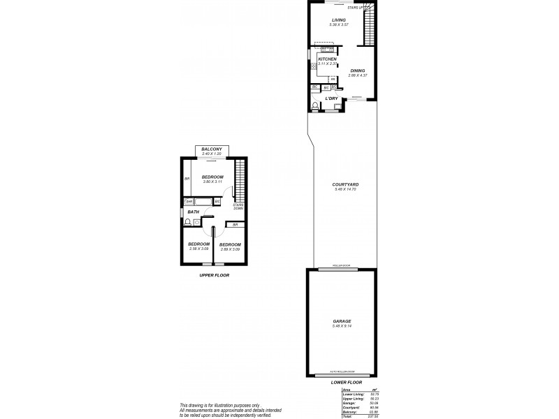 3/23 Falie Drive, North Haven SA 5018 Floorplan