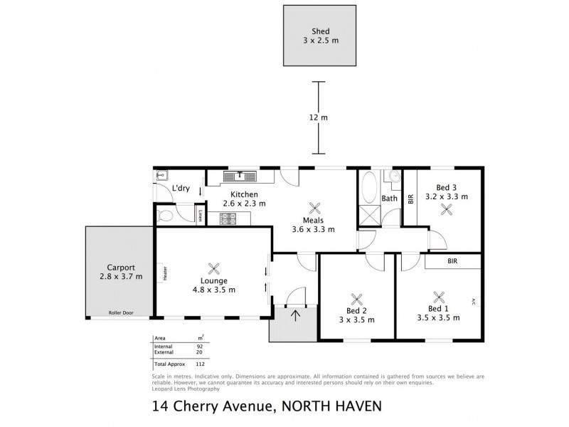 14 Cherry Avenue, North Haven SA 5018 Floorplan