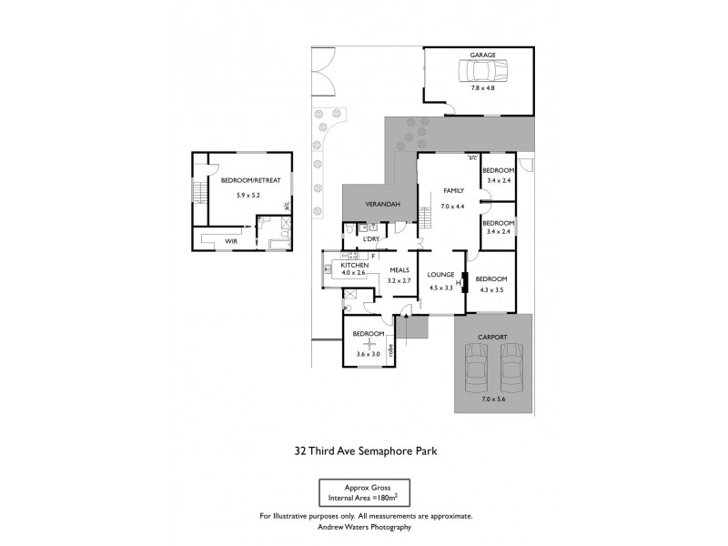32 Third Avenue, Semaphore Park SA 5019 Floorplan
