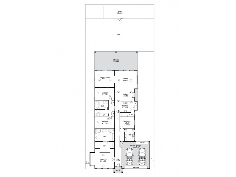 64 Oval Avenue, Woodville South SA 5011 Floorplan