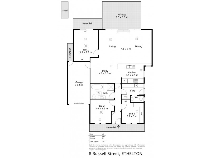 8 Russell Street, Ethelton SA 5015 Floorplan