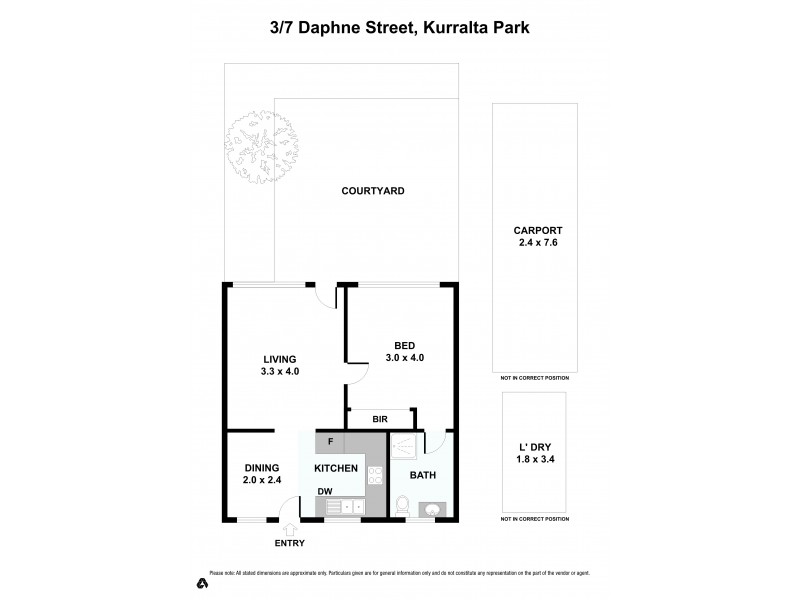3/7 Daphne Street, Kurralta Park SA 5037 Floorplan